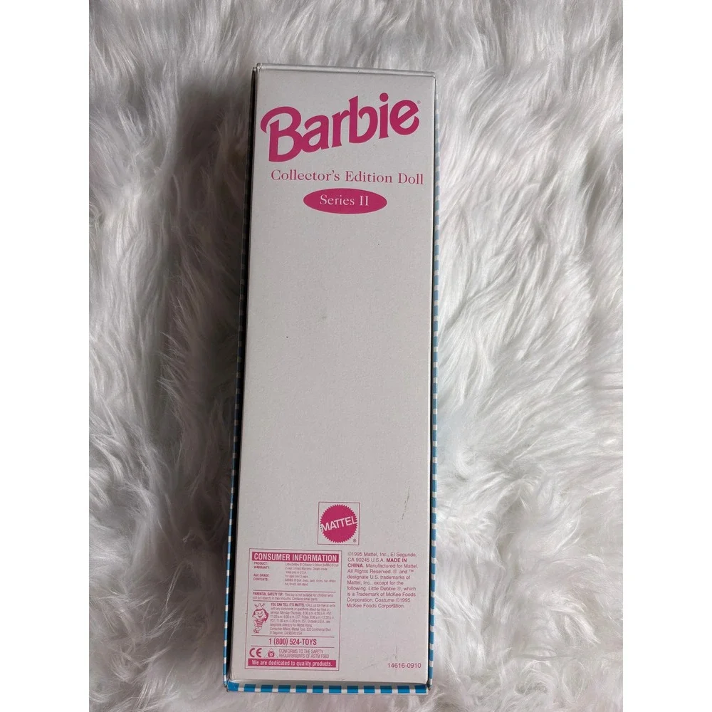 Mattel Little Debbie Barbie Collector Edition 1992 Blue‎ Gingham Vintage Doll